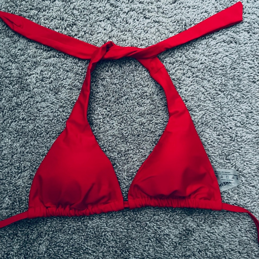 Red Bikini Top NWOT
